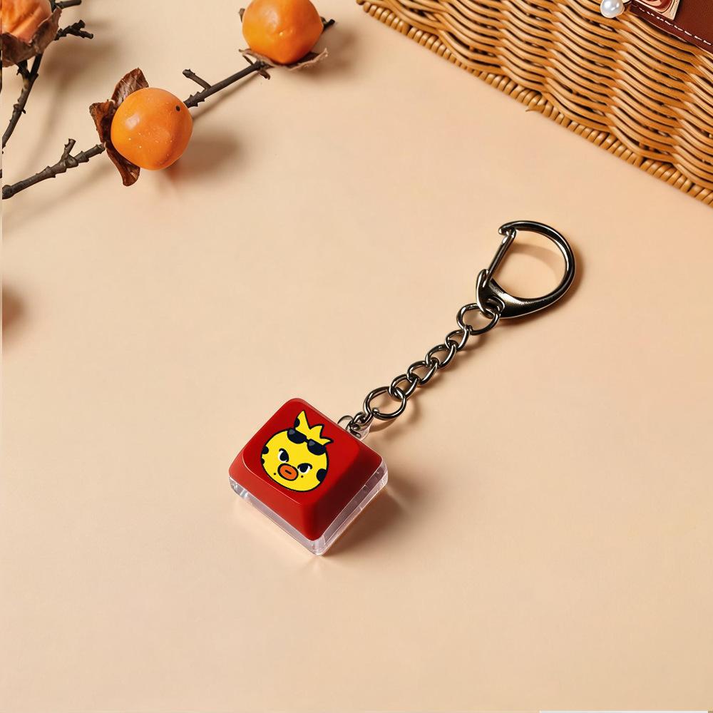 1 st Kpop ENHYPEN ENCHIN Schattige Mechanische Toetsenbord Toetsdop Sleutelhanger Jungwon Jay Jake Sunghoon Sunoo Ni-ki Creatieve Tas Hanger Fans Cadeau