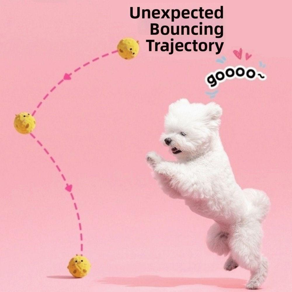 Animal Shape Dog Chew Toy Cartoon Prick Ball Toy Cute Pet Sound Toy  Relieve Boredom
