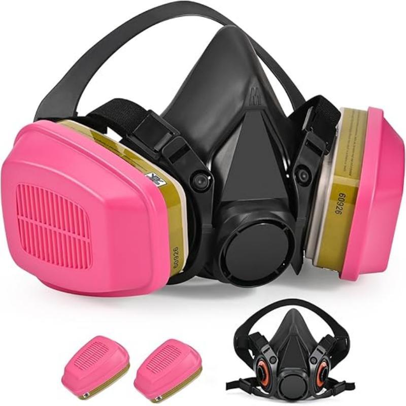 

Новая черная пылезащитная маска 6200 на половину лица, респиратор для защиты от органических паров химических газов 69021/60923, фильтрующая противогазная маска для безопасности труда