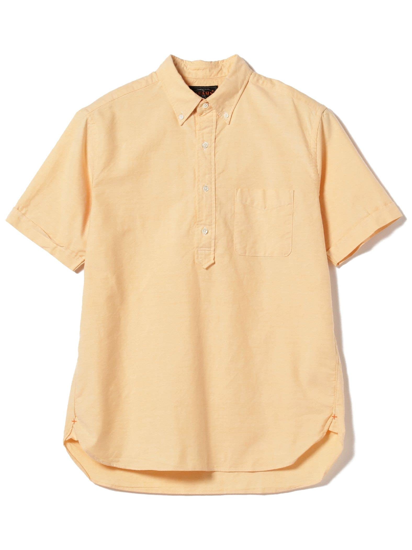 

Beams Plus Men s Oxford Pullover Short Sleeve Button-Down Casual Shirt, Size XL, 38010031139