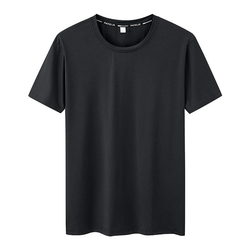 5XL 6XL 7XL T-shirt Men Plus Size Tees 110-175kg Quick Dry Breathable Fitness Running Round Neck Short Sleeve Oversized Tops