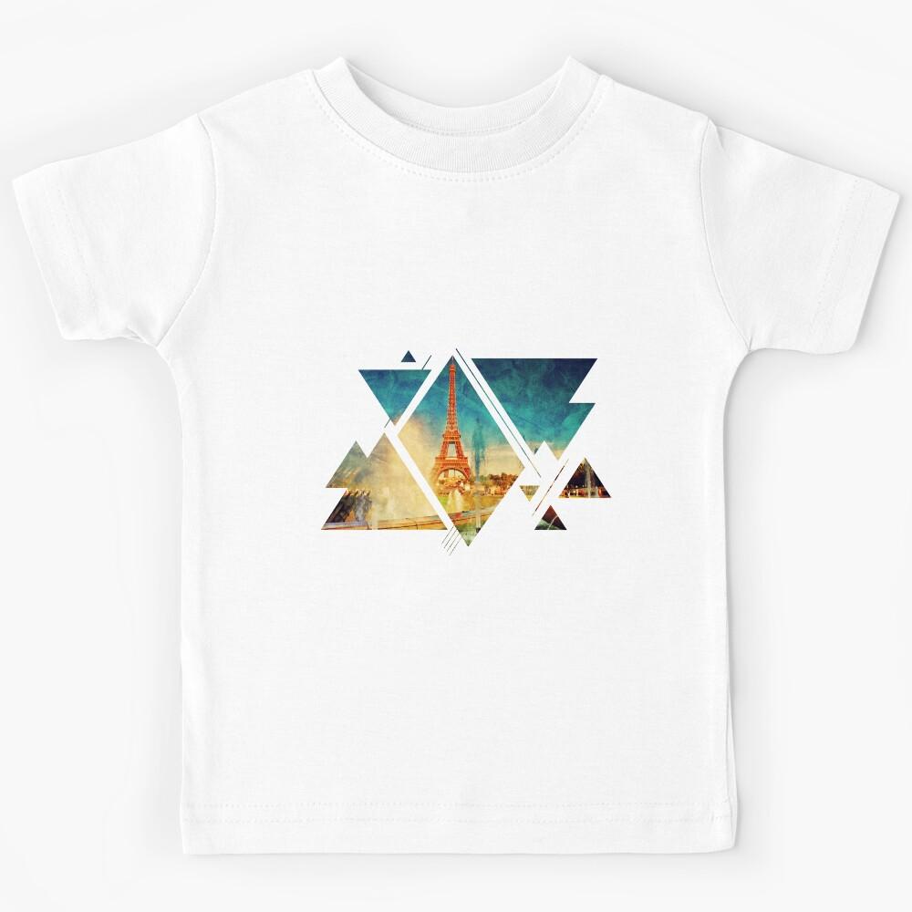 Paris France France Skyline Eiffel Tower Kids T-Shirt 100