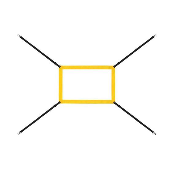 Baseball Strike Zone Target Net with Hooks Portable Softball Baseball Pitching Accuracy Training