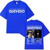 Rapper Quevedo Tour 2025 Graphic T Shirt Unisexs Vintage Fashion Short Sleeve Tshirts Hip Hop Oversized Cotton Tshirt Streetwear