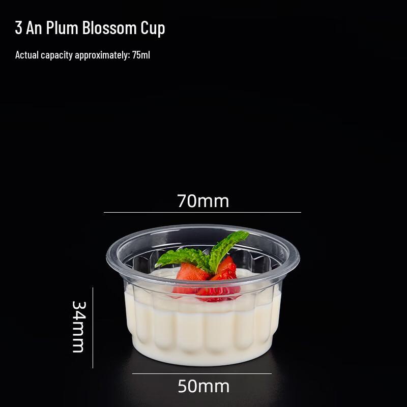 Disposable Dessert Cups, Lids & Spoons