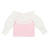 French Cat Pink Gem Frill T shirT q51dcT220p1