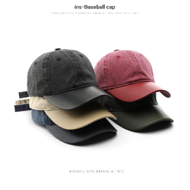 Washed Cotton Baseball Cap, Suitable for Outdoor Activities, Provides Sun Protection and Shade for Men