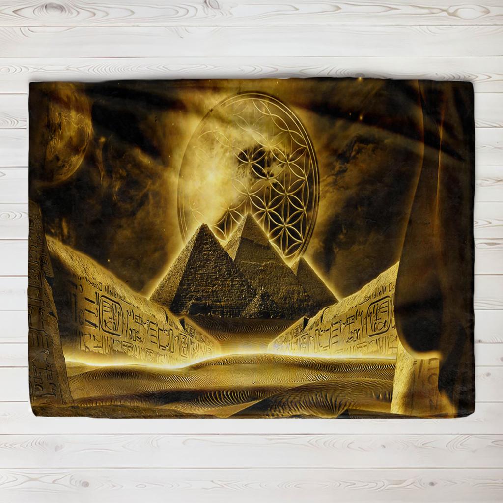 Ancient Egyptian Civilization Thin Blanket The Ancients Daily Printed Warm Throw Blanket for Sofa Bedroom Office Plush Quilt