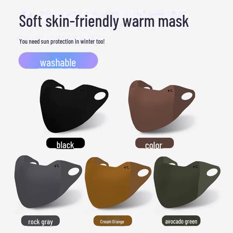 2024 Nahtlose, winddichte Wintermaske für Damen – Stilvoller, warmer, gesichtsverschlankender Schutz für Herbst und Winter