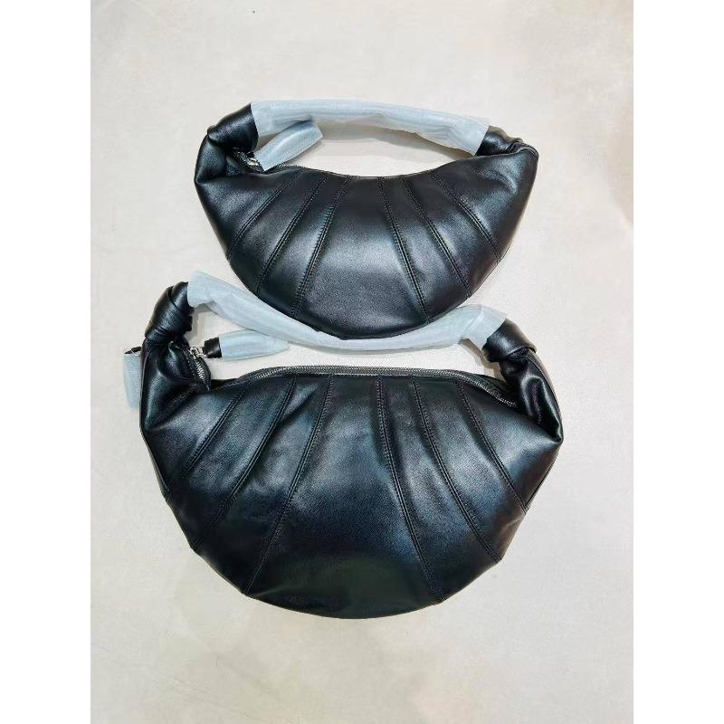 Internet celebrity high version dumpling bag LEM * aire popular fashion imported sheepskin armpit croissant bag 30*5*19cm