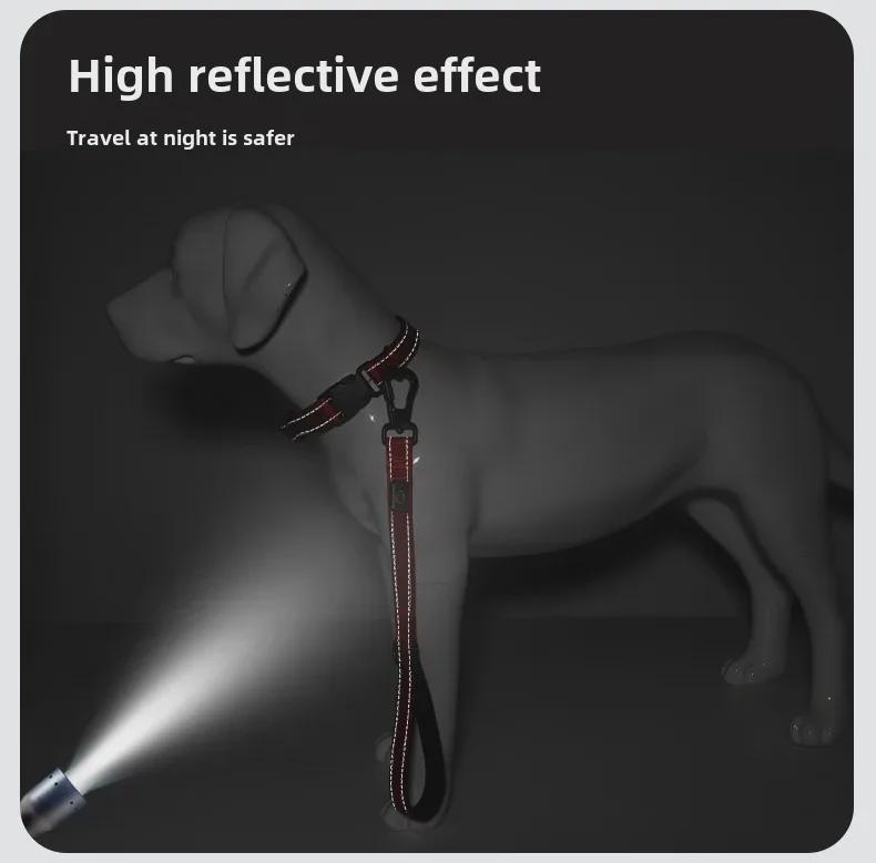 Nylon Kurze Trainingsleine für Mittelgroße und Große Hunde - Strapazierfähiges Zugseil