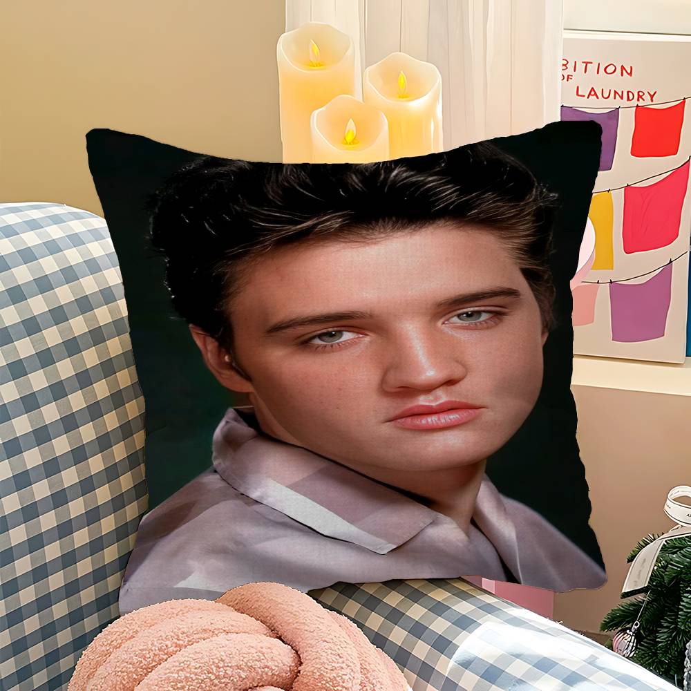 Housse de coussin Elvis Presley Pouces Décoration Ferme Housses de coussin décoratives pour canapé