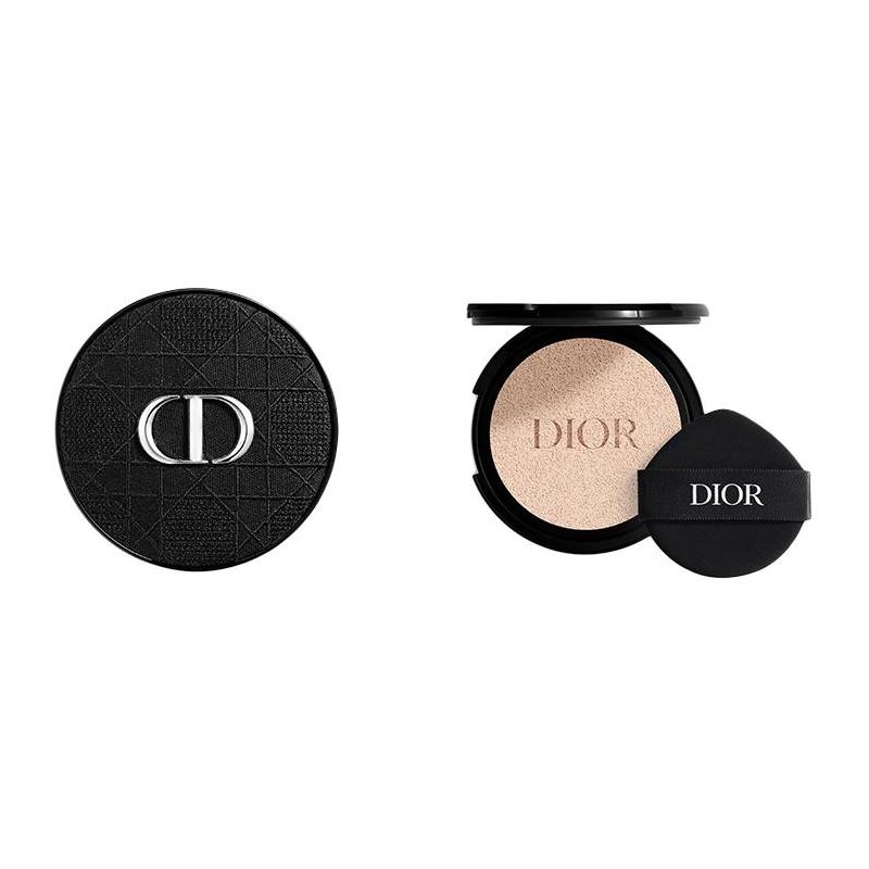 DIOR Cushion Two-piece set: embroidered cannage pattern air cushion shell + soft and shiny air cushion core #00.5N розовый