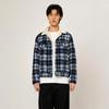 Levis Plaid Loose Fit Long Sleeve Jacket Men jackets Blue 79129-0025