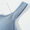 Women Crop Top Fitness Tank Top Padded Sports Bra Casual Streetwear Camisole Female Underwear Removable Pads Seamless Bra