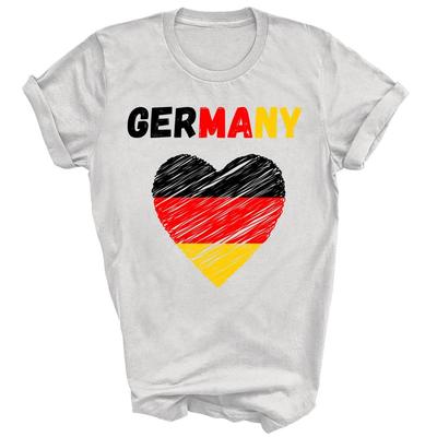 Deutschland Flagge Feiertag Deutschland Herz Deutscher Stolz Unisex Shirt Geschenk