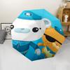 The Octonauts7 Print Automatic Umbrella, 8 Rib Iron Frame, Plastic Handle, Suitable for Outdoor Travel &Daily , Ideal Gift