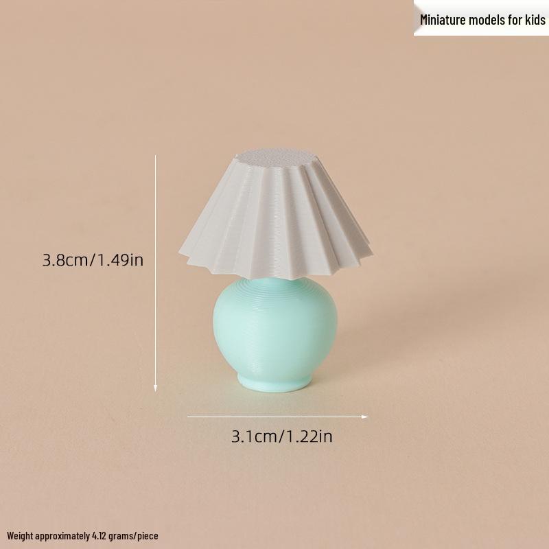 Dollhouse Retro Bedside Lamp Miniature Furniture Decoration