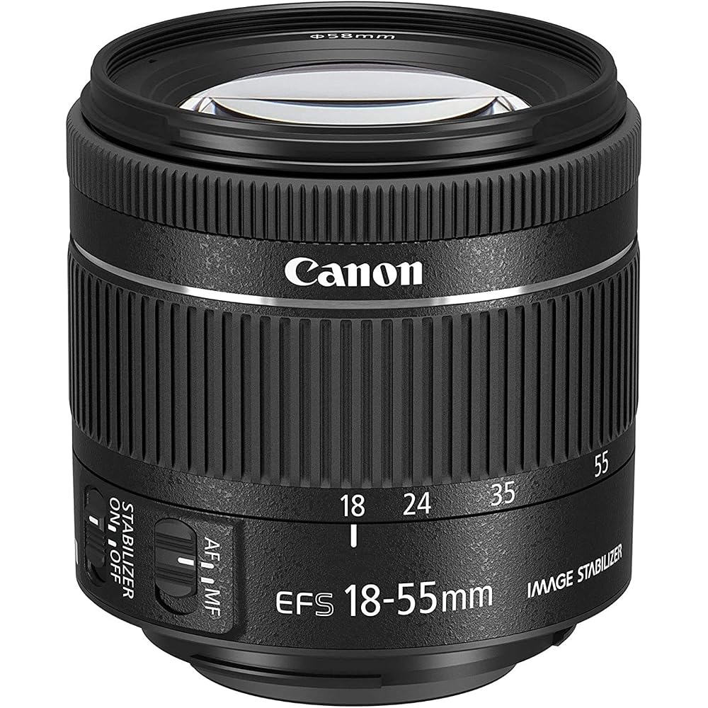 Canon EF-S18-55mm F4.0-5.6 IS STM Standard Zoom Lens (APS-C Compatible)