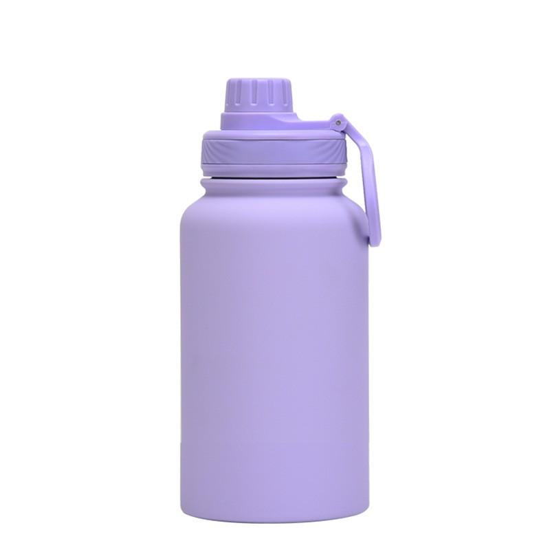 650ml Vacuum Insulated Stainless Steel Travel Water Bottle Outdoor Sports Office Daily Use Leakproof Portable 12H