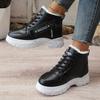 2026 Winter Platform Cotton Shoes Women's New Chunky Plush Lace-Up Warm Snow Boots for Women Botas Mujer Large Size 36-45 Botas