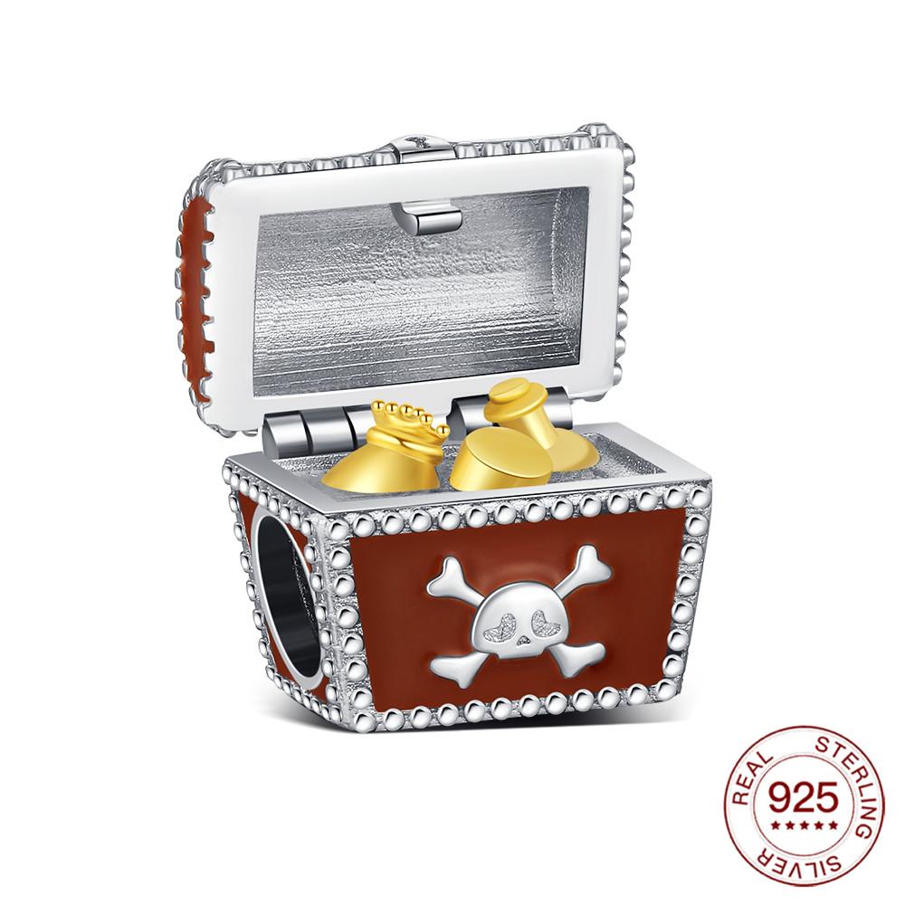 Copper Summer Beaded Classic Pirate Luggage Charms Jewelry Making For Bracelet Diy Women'S Everyday Glamour Fashion Gifts