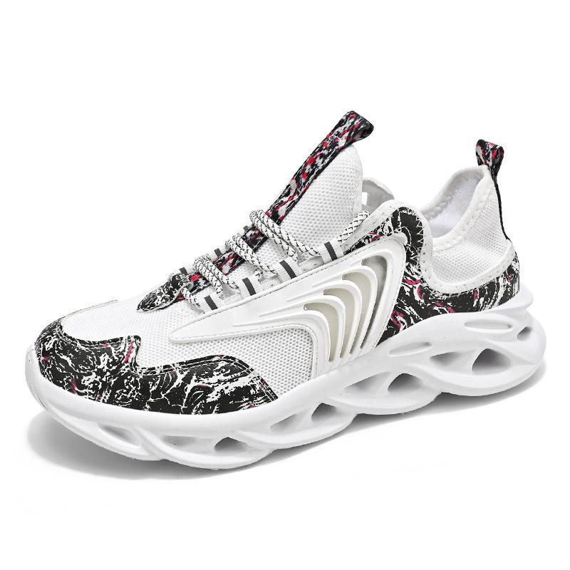 Men's shoes Guochao casual breathable mesh blade sneakers men's running shoes non-slip soft sole