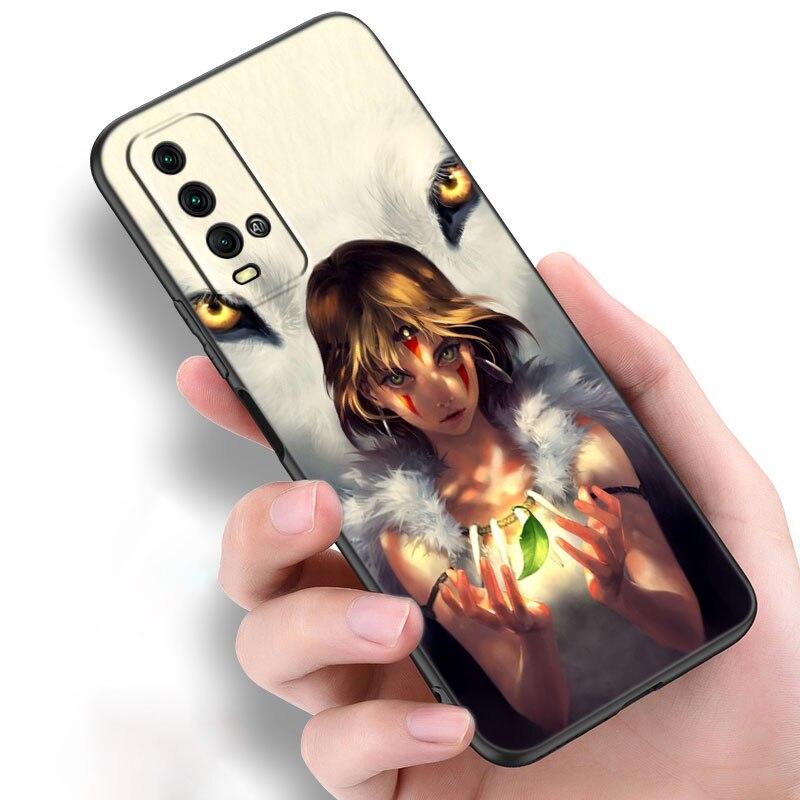 

Чехол для телефона с аниме-принцессой Мононоке для Xiaomi Redmi Note 10 9 Pro Max 10S 10T 9A 9C 9S 9T 8A 8T 8 7 Pro Мягкий черный чехол из ТПУ Redmi Note 10Pro Max