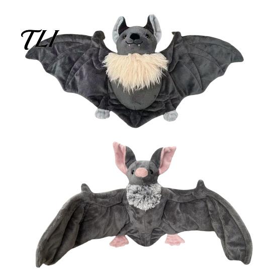 Unique Collectible Doll Halloween Bat Plush Toy, Cute Stuffed Animal for Desk Holiday Party Ornament Shelf, Soft Spooky Party, Festive Gift Kids Dark