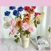 Rose Flower Artificial Wedding Hotel Restaurant Decoration Desktop Ornament