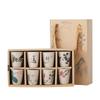 Tao Zhide 8-Piece Ceramic Tea Cup Set