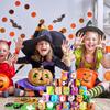 12/24 Stück Halloween Basteln Schnapparmbänder Piñata Spielzeug Beute Party Geisterfest Klatscharmbänder Kindergeburtstagsparty DIY Dekorationen