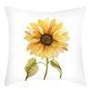 New Pillowcase Green Plant Letter Print Pillowcase Sunflower Print Pillowcase Home Sofa