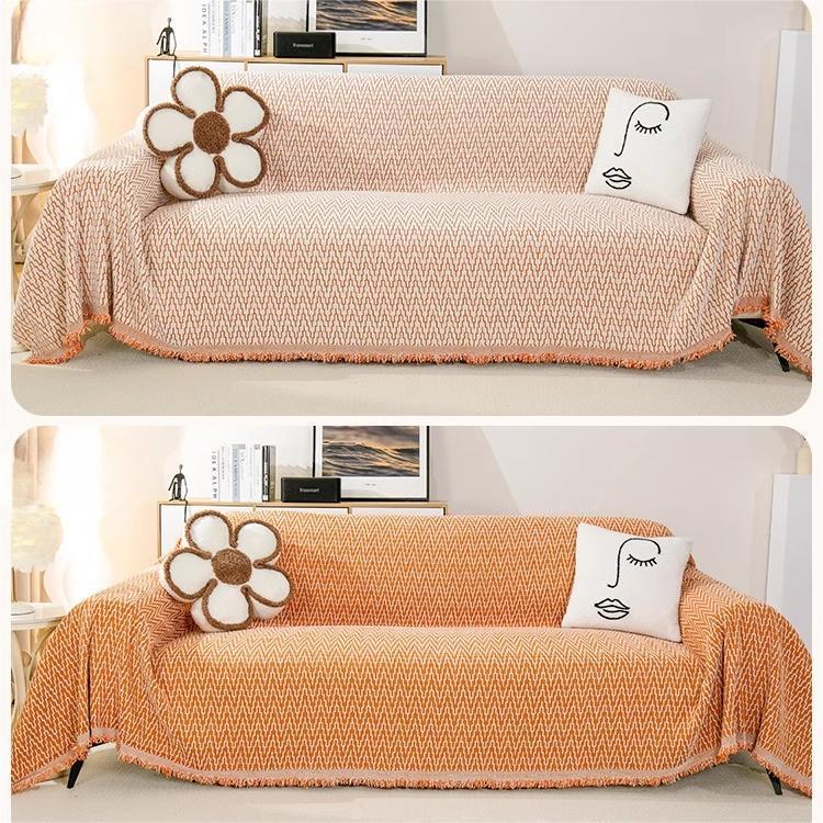 Chenille Sofa Towel Anti-Scratching Four Seasons Universal Sofa Cover Towel High Sense Light Luxury and Simplicity Non-Slip Sofa Cover