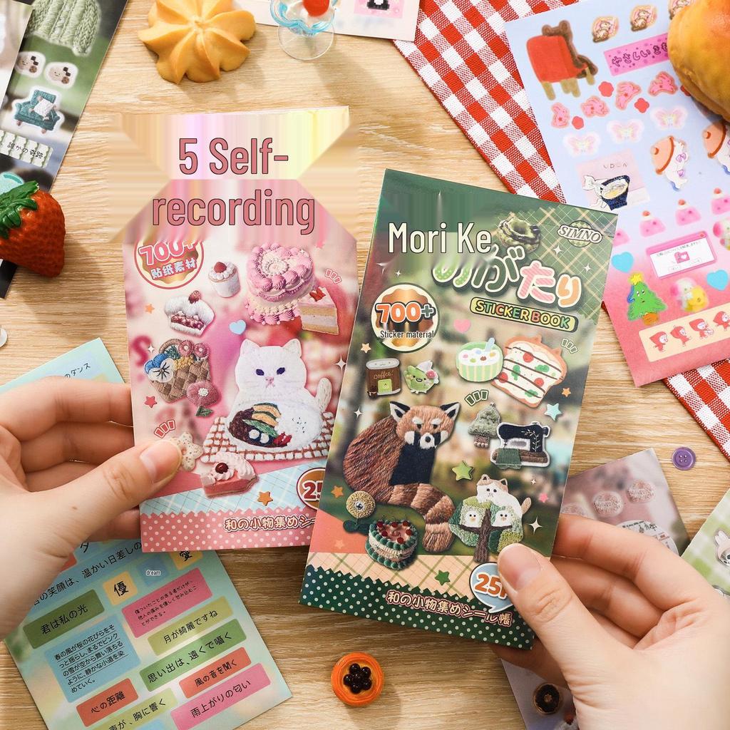 Xin Mo Nichihibi Collection: Japanese Style Cake & Dessert Sticker Book for Kids