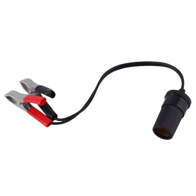 1Set rand New 12v Car Battery Terminal Clip-on Cigarette Lighter Power Socket Adaptor Clamp