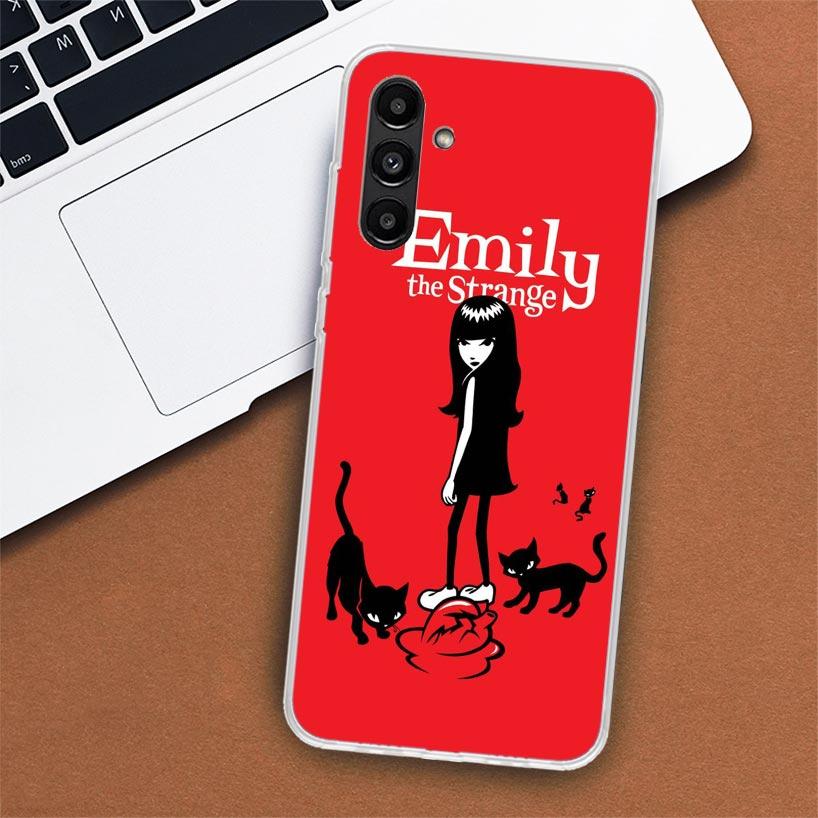 Comics Emily The Strange Phone Case For Samsung Galaxy A02S A12 A22 A32 A42 A52 A72 A51 A50S A71 A41 A31 A21S A70S A40 A30S A20E