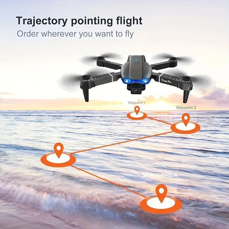 E99 K3pro Foldable Drone with HD Dual Camera and Remote Control Screen