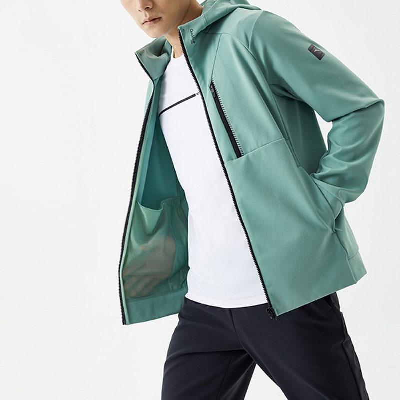 Anta Plain Loose Fit Hooded Jacket Men Jackets 152137705-1