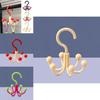 Six Claw Hanger With Rotating Claws For Dorms And Home Entryway Storage