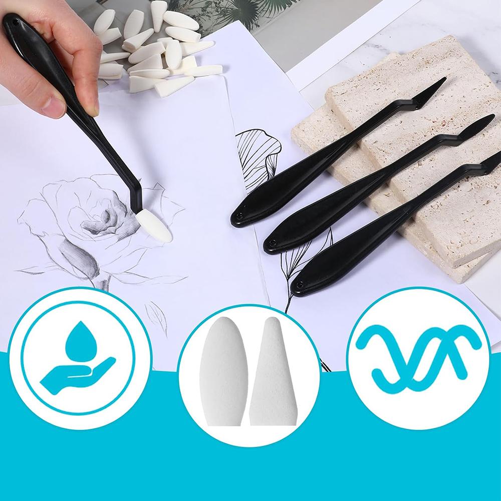 44pcs Blending Stumps for Drawing for Highlighting, and Correcting Drawing