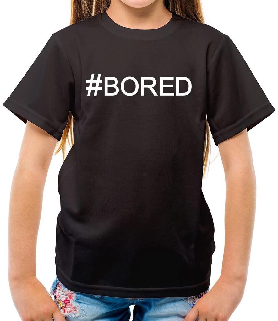 #Bored (Hashtag) - Kids T-Shirt - Social Media - Teenager - Hash Tag - Funny