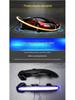 Volkswagen Weilan Wagon Rearview Mirror Blue Sequential Turn Signal Light