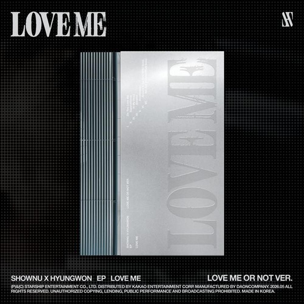 SHOWNU X HYUNGWON (MONSTA X) [LOVE ME] LOVE ME OR NOT Ver. EP Album + Free Gift