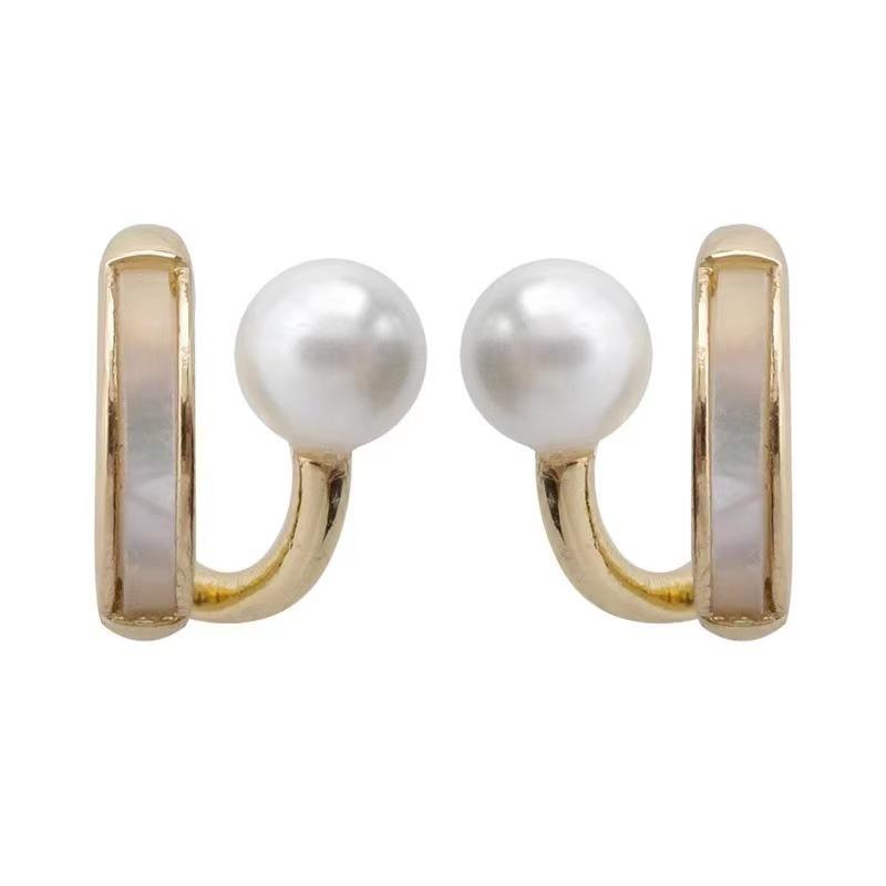 

Нишевый дизайн Sense капающие жемчужные серьги женские популярные личности простые темпераментные серьги-гвоздики