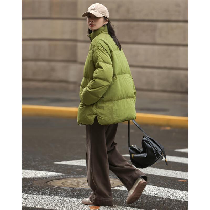 Demana Women's Lightweight Stand Collar 90% Duck Down Jacket