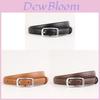 Genuine Leather Womens Belt With Gold Alloy Buckle For Casual And Formal Wear