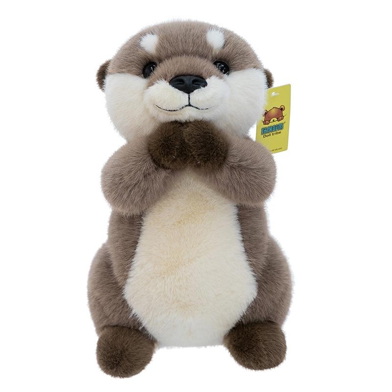 New Cute Lazy Otter Doll Office Bedroom Ornament Children's Plush Toy
