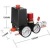 Small Air Compressor Pressure Switch Control Valve Regulator With Gauges Fittings Pneumatic Accessories Quick Response 240V NEW