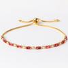 Luxury Rainbow Iced Out Zircon Tennis CZ Bracelet Women's Stretch Adjustable Bracelet Hippie Fashion Accessories Jewelry Gifts